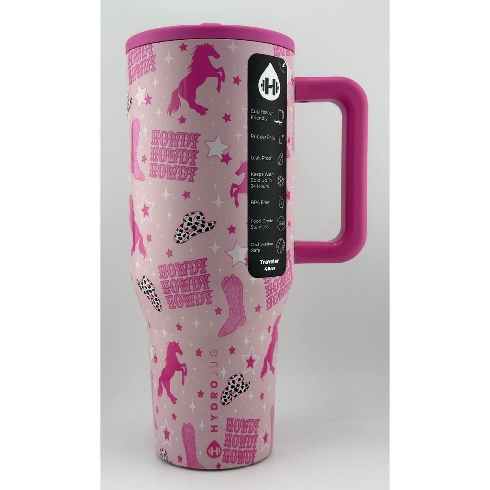 H-E-B x HydroJug 40oz Traveler, COWGIRL (Texas Originated)